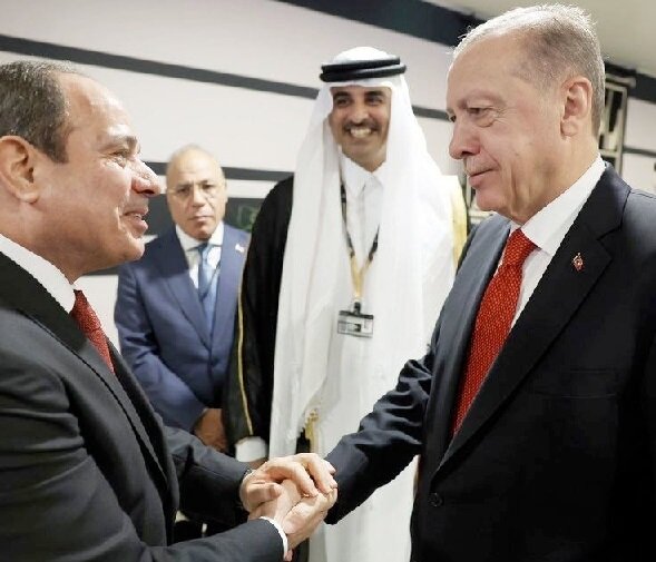 Эрдоган пожал руку «убийце» и «тирану» ас-Сиси