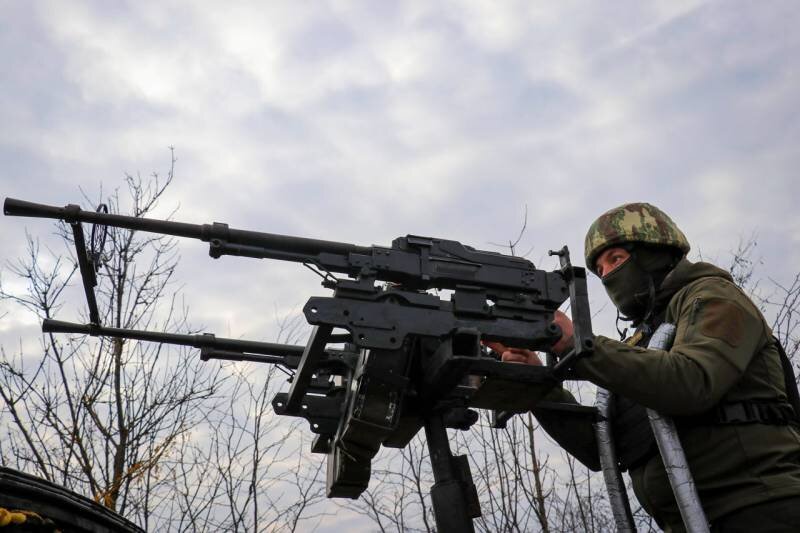 В Нацгвардии создали мобильную зенитную установку с пулемётами ПКТ для борьбы с российскими дронами «Герань-2»