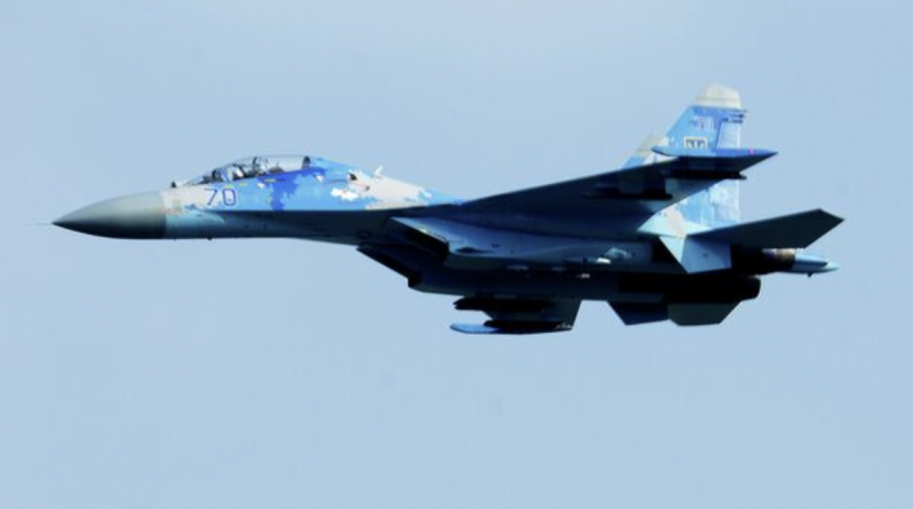 Истребитель сбил украинский Су-27 в небе над ДНР