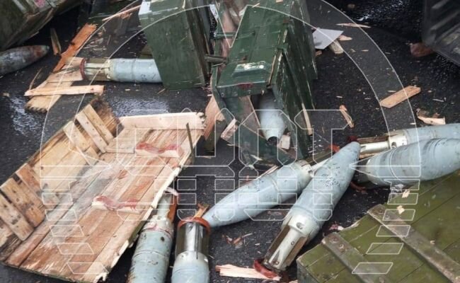 Фура с танковыми снарядами столкнулась с бензовозом в Нижегородской области