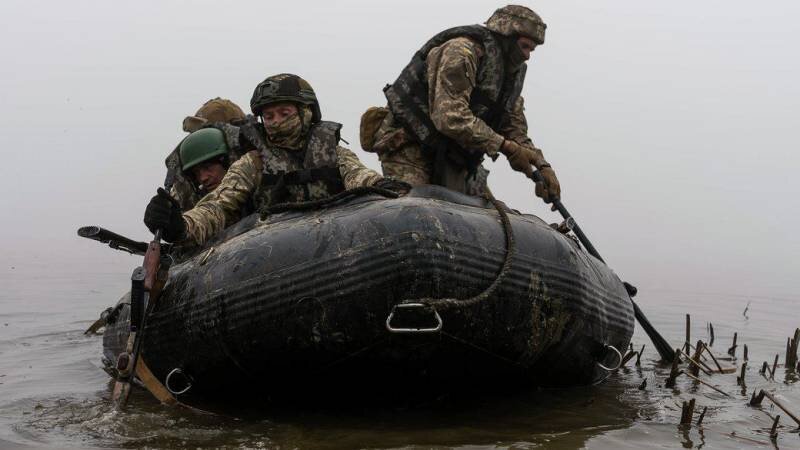 Штаб морской пехоты ВМС Украины отчитался о создании на левом берегу Днепра «нескольких плацдармов»