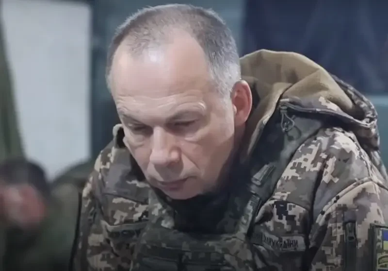 Главком ВСУ Сырский назвал ситуацию на фронте сложной и обвинил некоторых командиров в «просчётах»