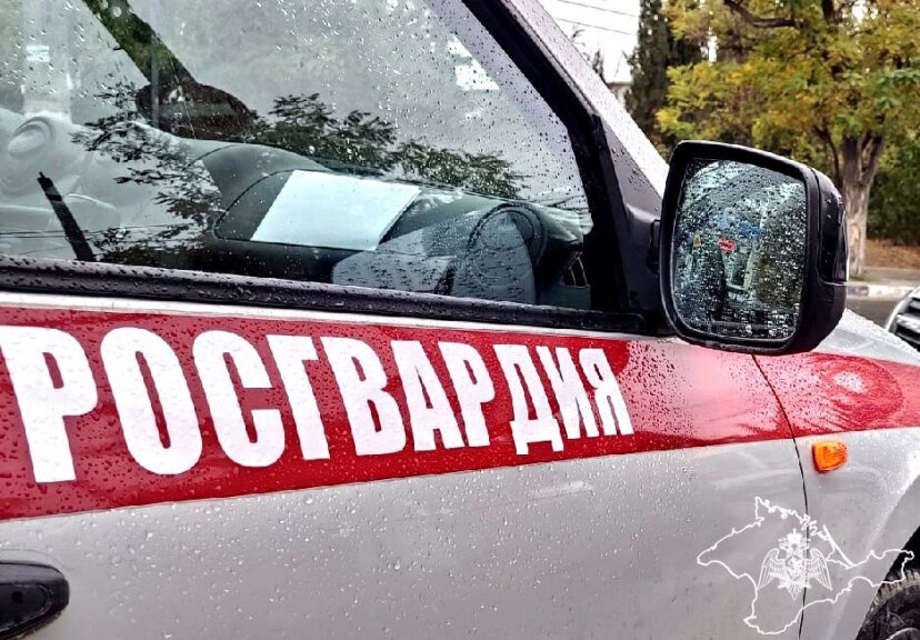 В Севастополе сотрудник Росгвардии задержал бросавшегося на машины мужчину