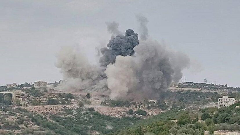 Израильские ВВС атаковали пять поселков на юге Ливана
